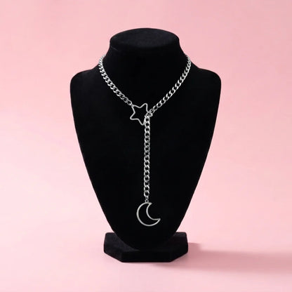 Star & Moon Slip Chain