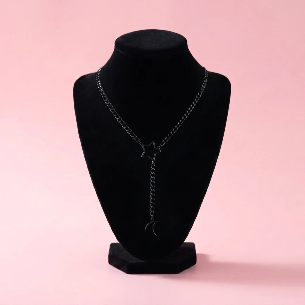 Star & Moon Slip Chain