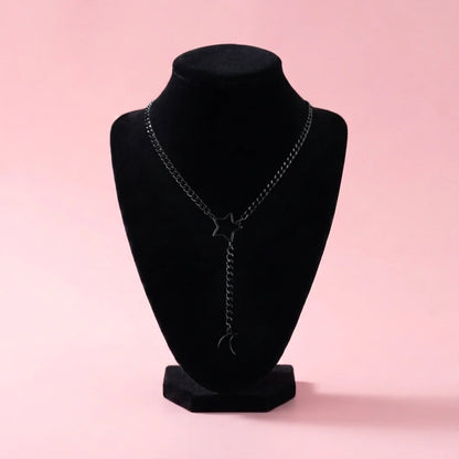 Star & Moon Slip Chain